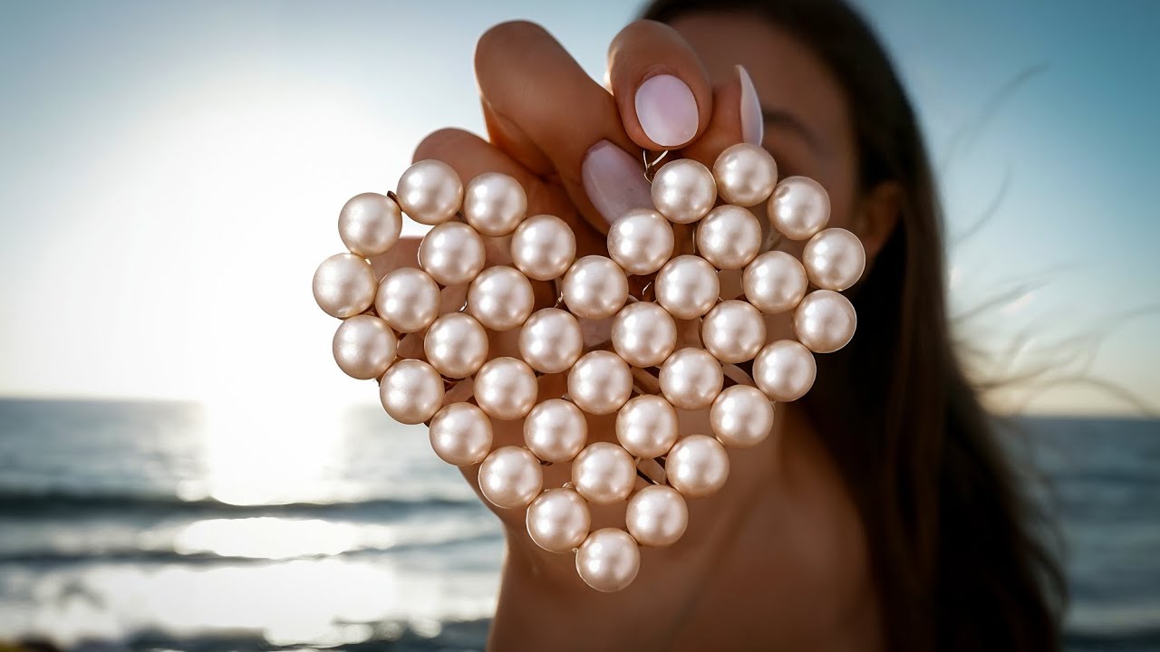 Изготовление сердечка из бисера 💖 Как сделать жемчужное сердце пошаговое руководство