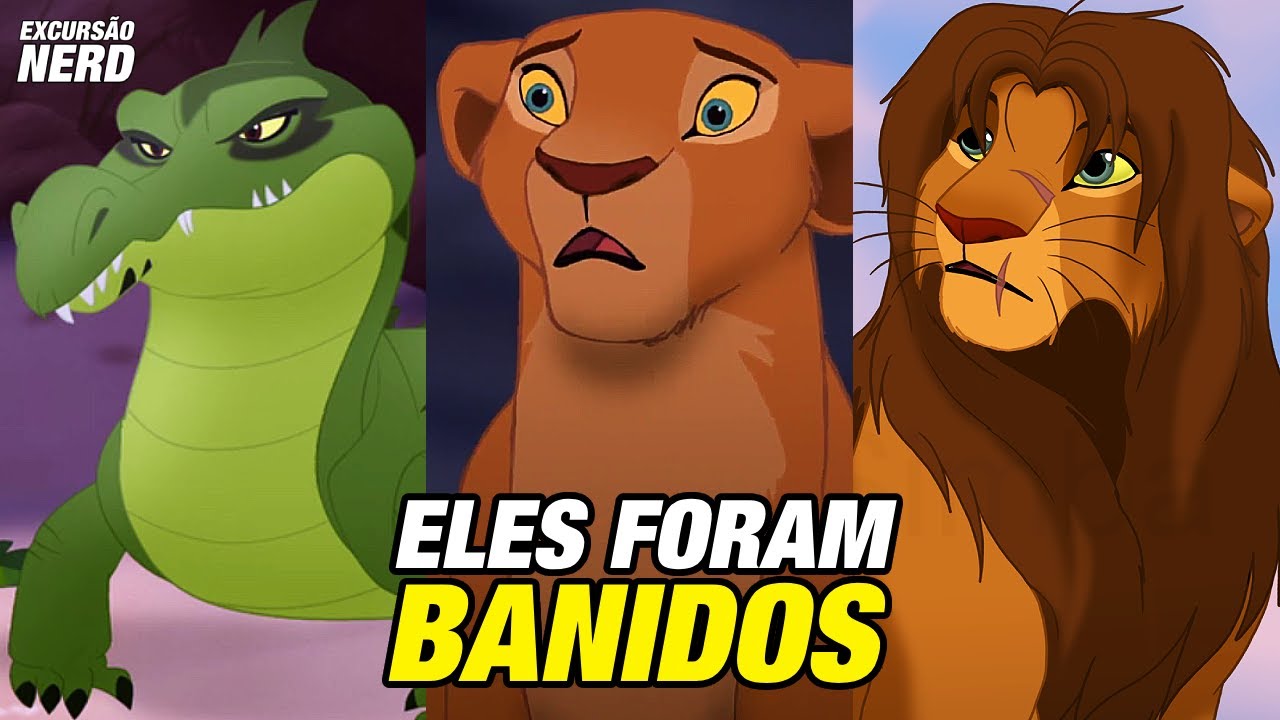 ATÉ O KOPA? | 5 PERSONAGENS que foram BANIDOS das TERRAS DO REINO no UNIVERSO DE O REI LEÃO