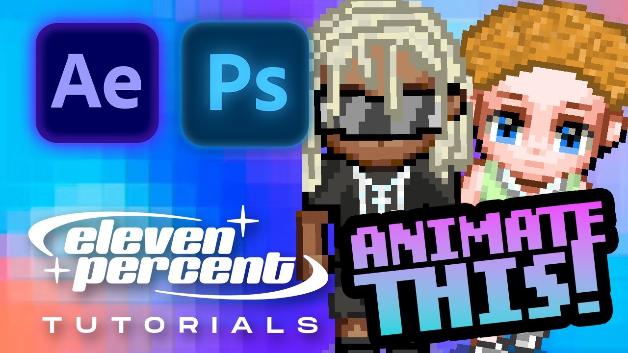 How To Create PIXEL RETRO 8-BIT ANIMATION VISUALIZERS | After Effects Tutorial!!