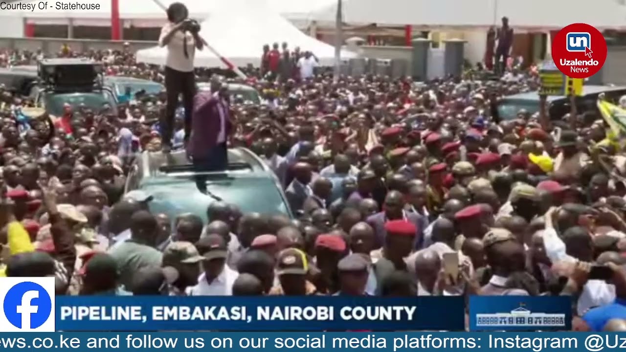 “We Are Going to Change This City to Make Sure Kenya Changes!” — President Ruto in Pipeline, Nairobi