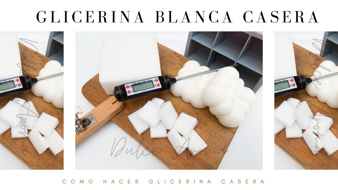 Base de Glicerina Blanca Casera : Saponificado en caliente