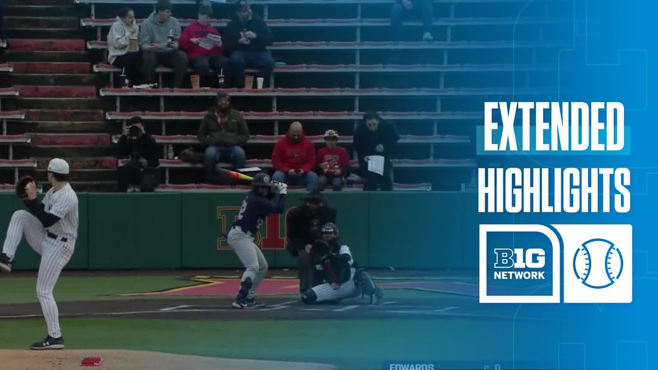 Georgetown at Maryland | EXTENDED HIGHLIGHTS | Big Ten Baseball | 02/17/2026