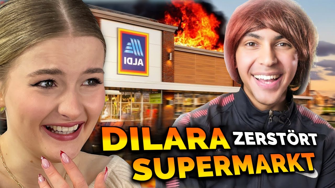 LiDiRo reagiert auf Wenn DILARA im SUPERMARKT arbeitet... 😳😂 #mohi__07 #lustig #lidiro