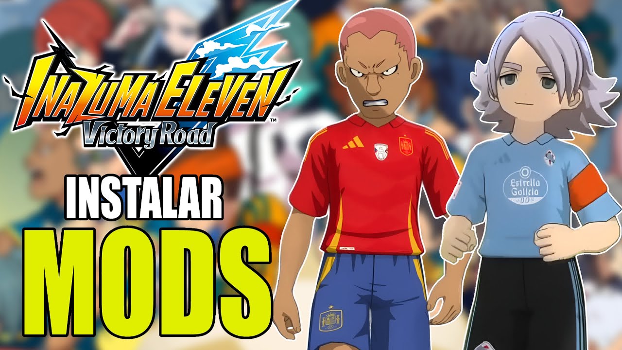 COMO INSTALAR MODS en INAZUMA ELEVEN VICTORY ROAD