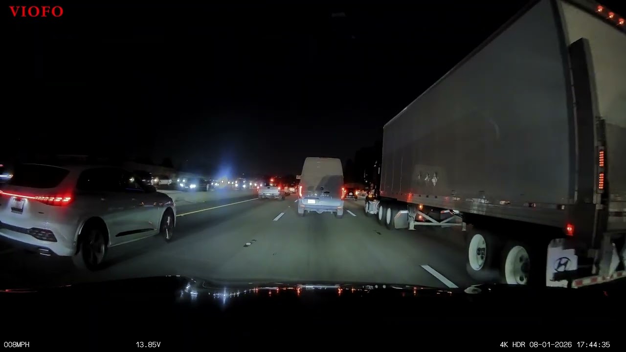 Lái Xe Trên Cao Tốc Ở Mỹ Tiểu Bang California Buổi Chiều I-5S | I-10E 01-08-2026 Viofo