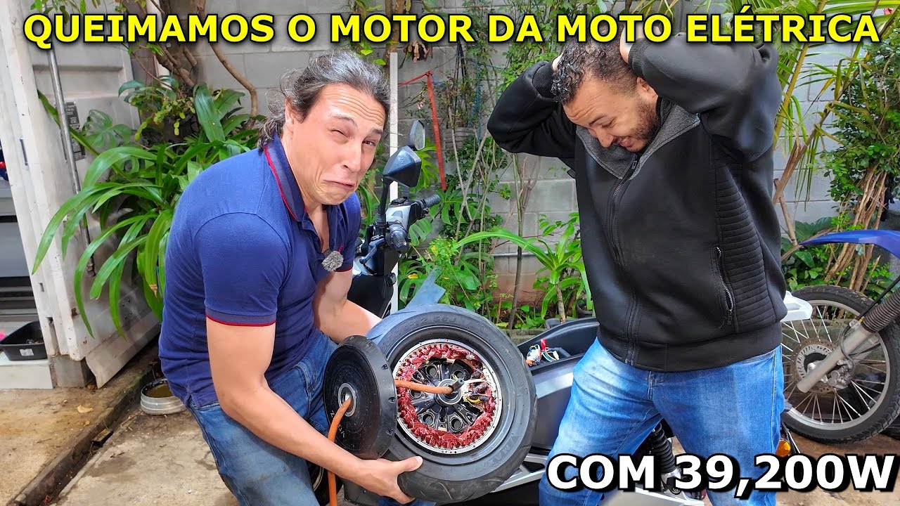 LEVAMOS O MOTOR DA SCOOTER EL&Eacute;TRICA AO LIMITE