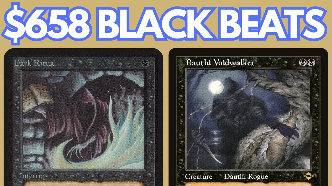 CUT TO BLACK! Mono Black Aggro with NO RESERVE LIST cards feat Moonshadow. MTG League