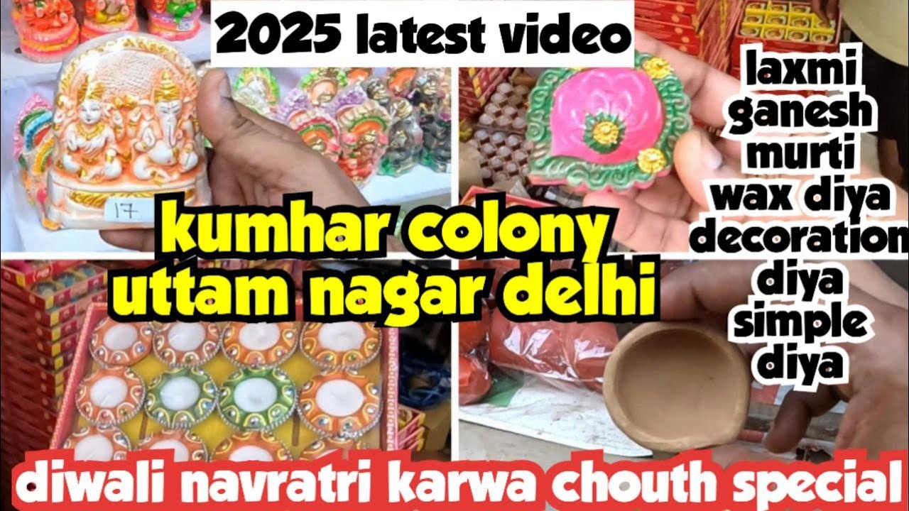 kumhar colony uttam nagar 2025 | wholesale diya market kumhar colony uttam nagar delhi