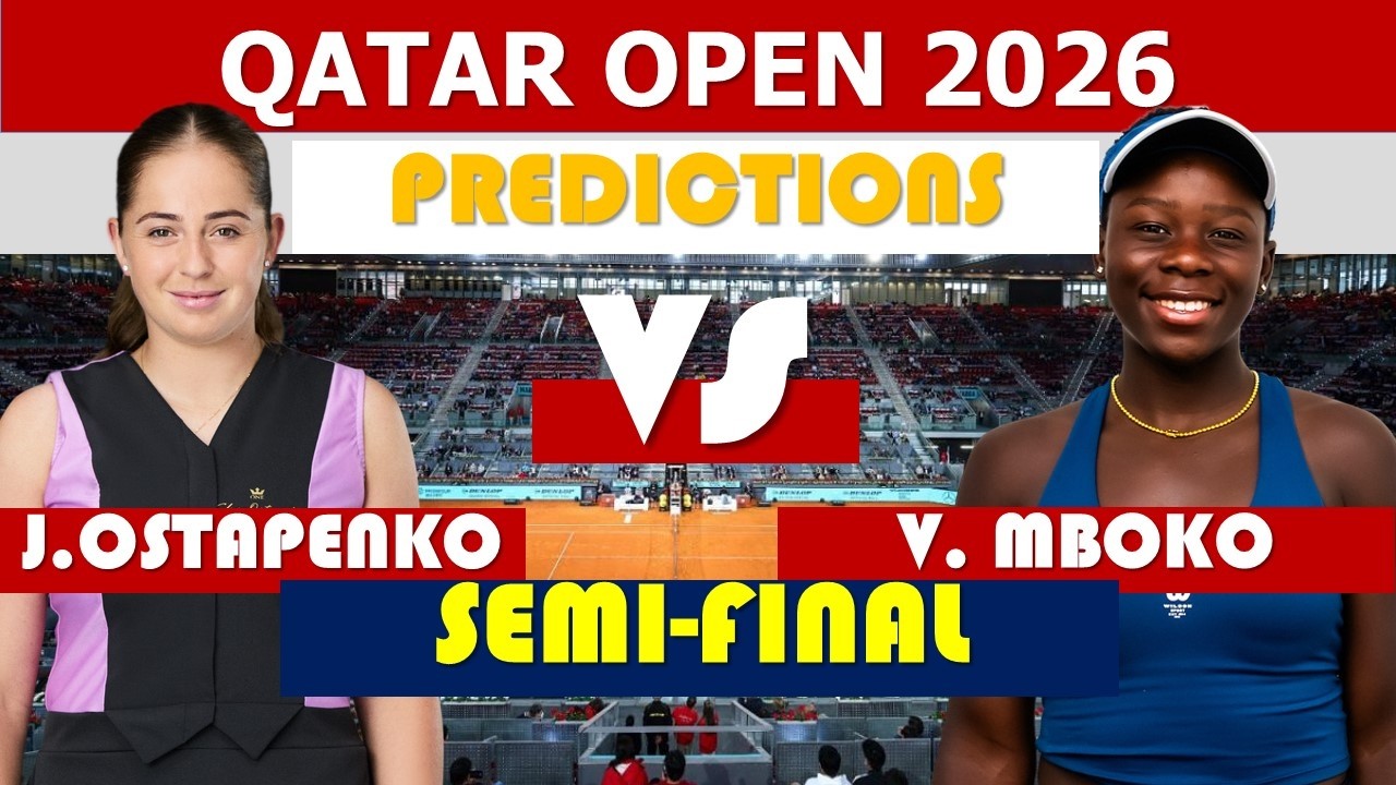 Jeļena Ostapenko vs Victoria Mboko | Qatar Open 2026 | WTA match