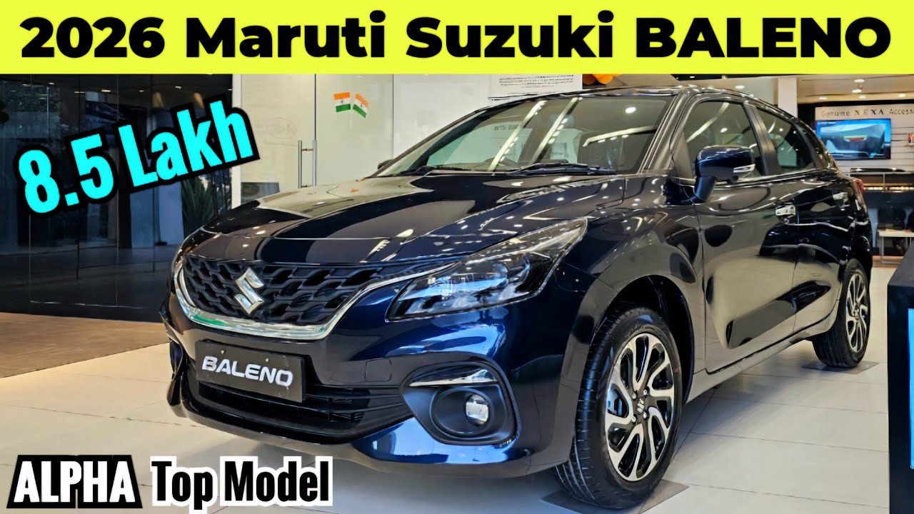 2026 Maruti Suzuki Baleno Alpha Review ❤️ Baleno Top Model @8.5 Lakh🔥 Premium Features ✅️#baleno2026