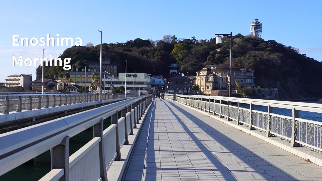 Quiet Morning Walk in Enoshima | Japan Travel Vlog