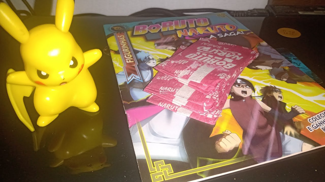 Abrindo pacotinhos de Figurinhas Boruto & Naruto A Saga | Tentando completar o Álbum