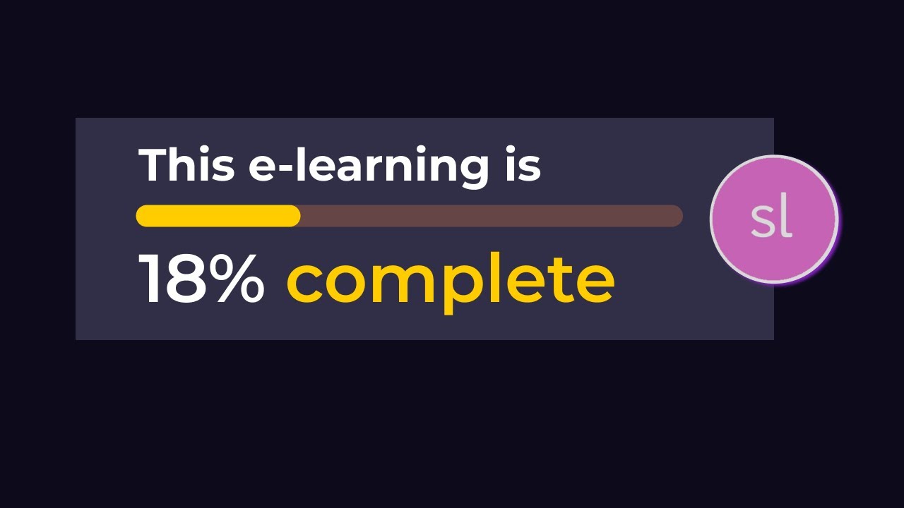 Storyline 360 | Show course Progress with Percentages (and Javascript)