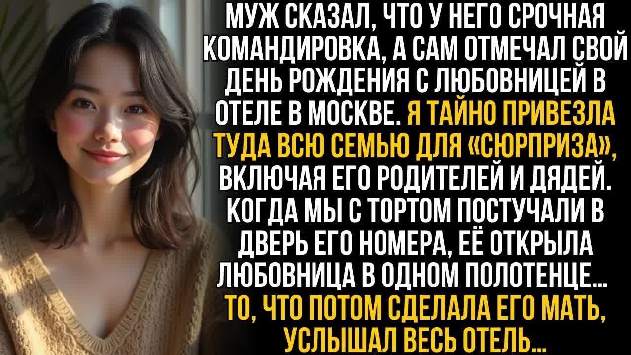 Муж был с другой женщиной в отеле — я собрала там всю семью, и скандал его мамы запомнил весь город…