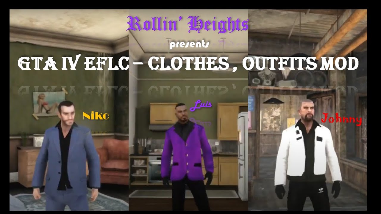GTA IV - Outfits mod