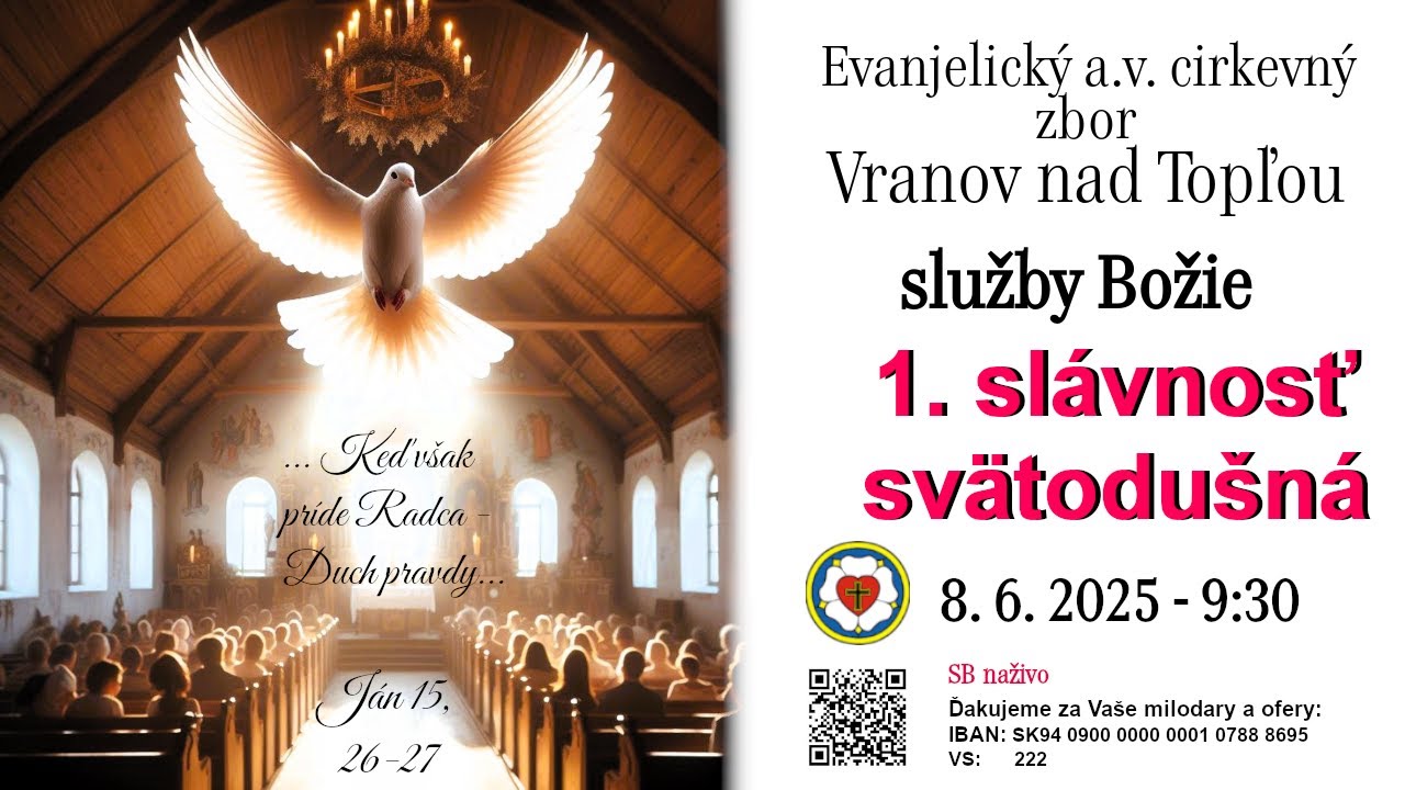 Služby Božie VT  8. 6. 2025  -  1. slávnosť svätodušná