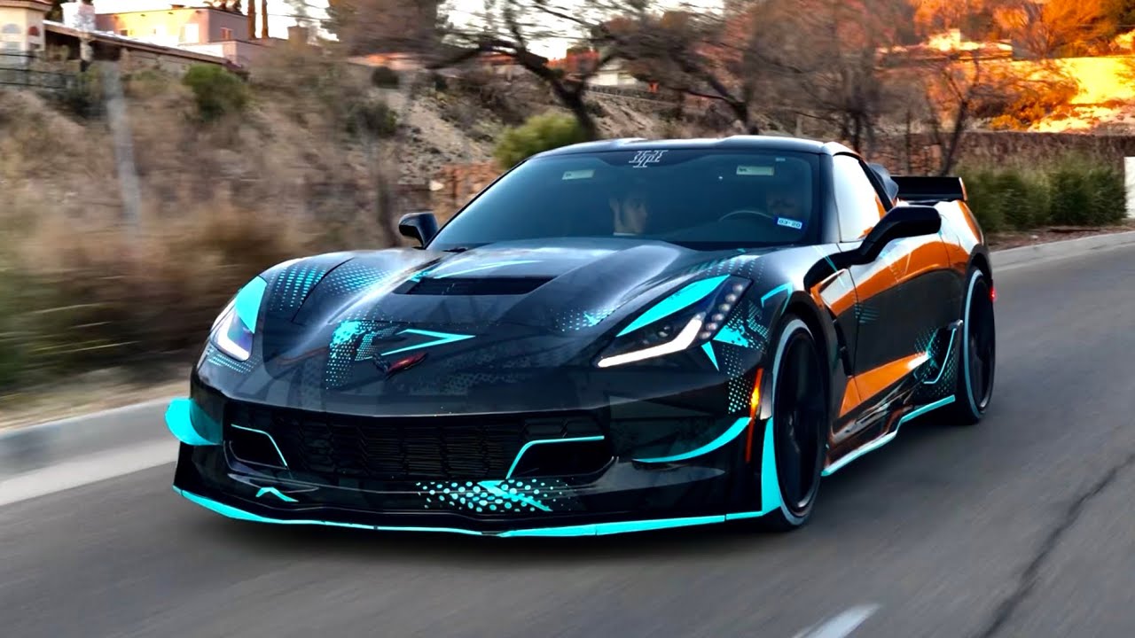 Tex Vette - Insane C7 Corvette Wrap!