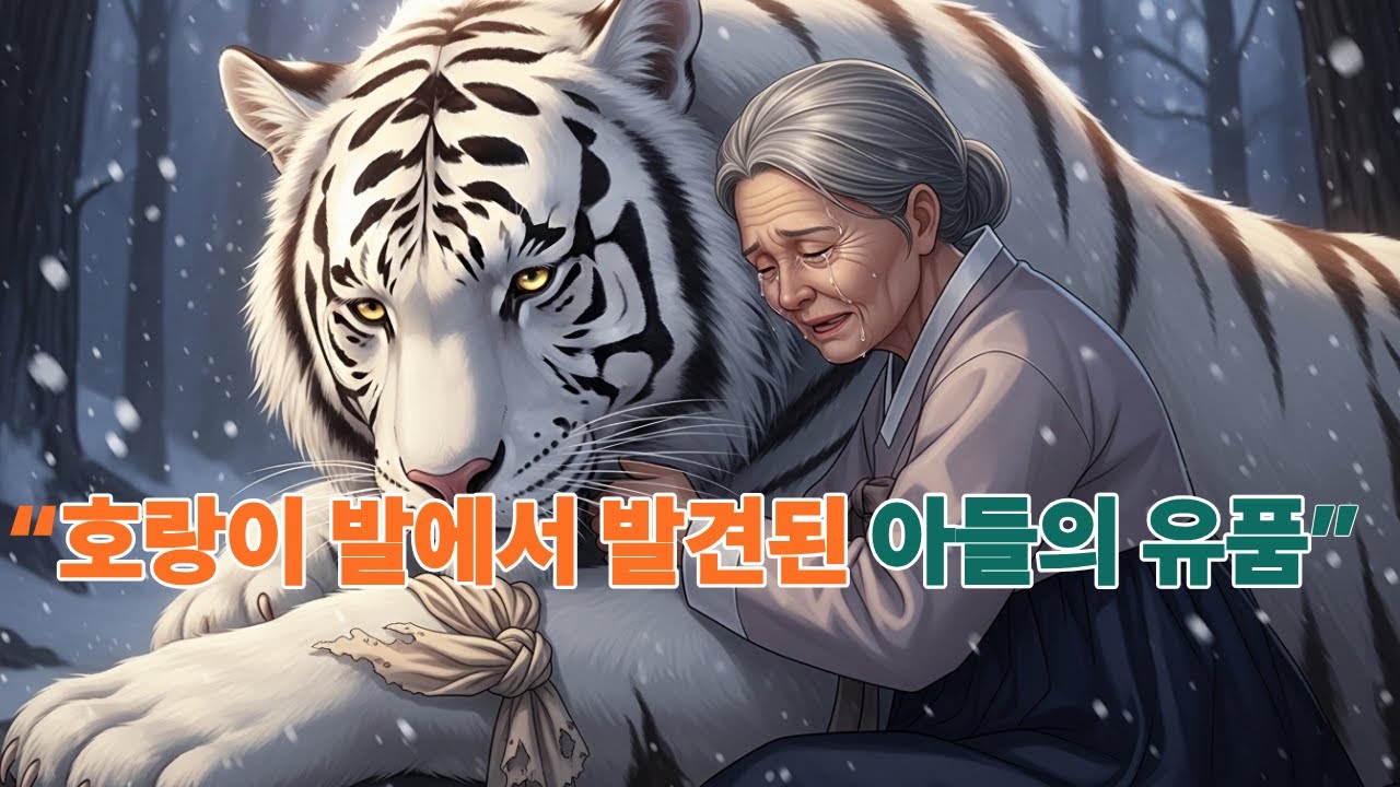 밤마다 방에 들어오는 호랑이, 알고보니 내 자식이었습니다 | 조선시대이야기 ㅣ야담 ㅣ민담 ㅣ오디오북 ㅣ옛날이야기