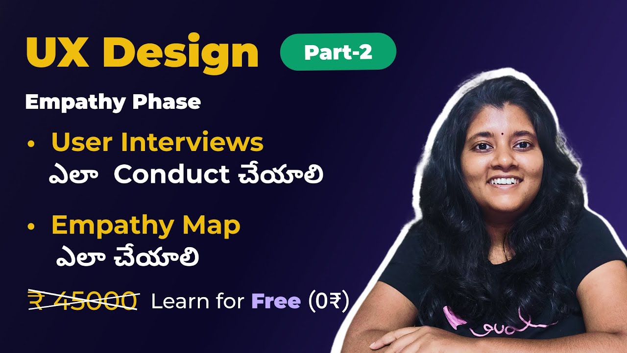 User Interview Ela conduct cheyali | Empathy Mapping Ela cheyali | Telugu