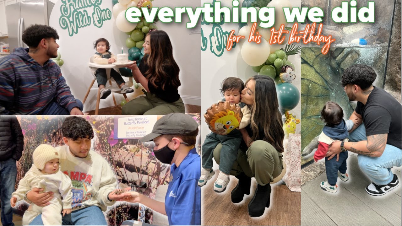 our baby TURNS 1!! everything we did for HIS BIRTHDAY!!