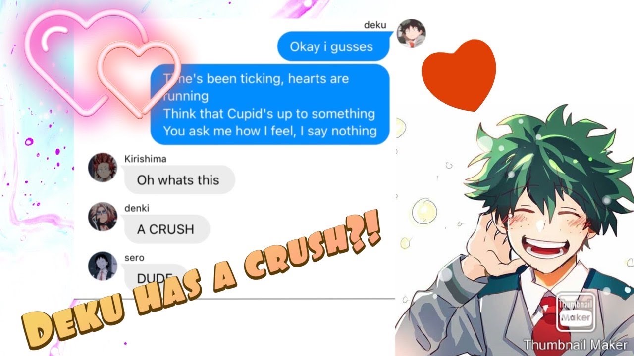 Bakudeku•~ lyrics pranks•~ “I think I’m in love”•~ read desc.•~