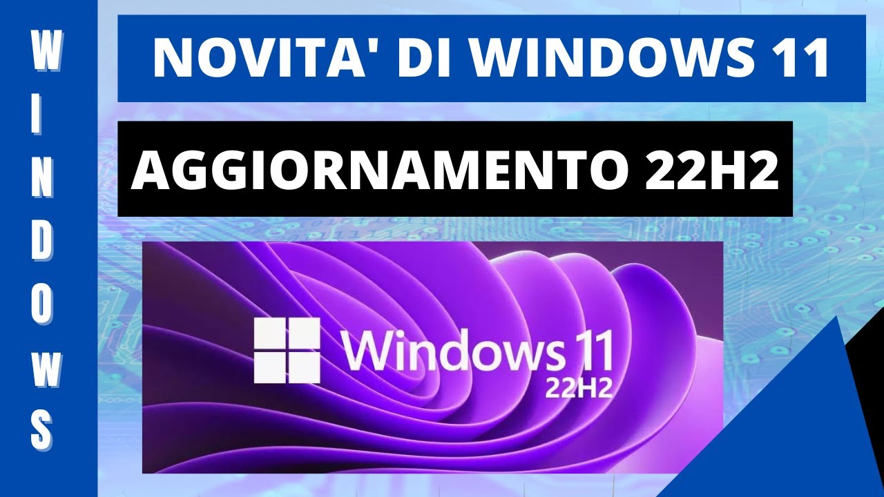 Novità di Windows 11 con l'aggiornamento 22h2