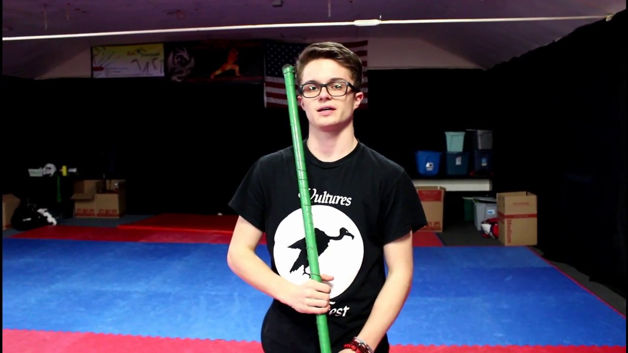Monkey stick / staff kung fu instructional video how to build your own monkey staff form