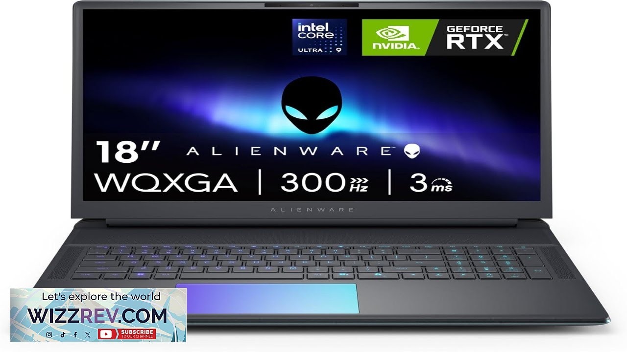 Alienware 18 Area 51 Gaming Laptop AA18250 18.0" WQXGA 300Hz 3ms Display Intel Core