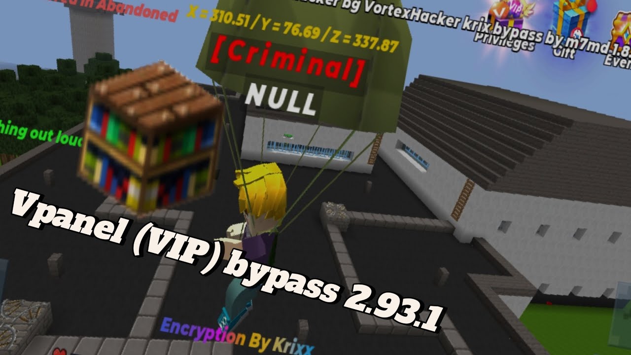 Blockman go admin panel Vpanel only for vips bypass 2.93.1 Download