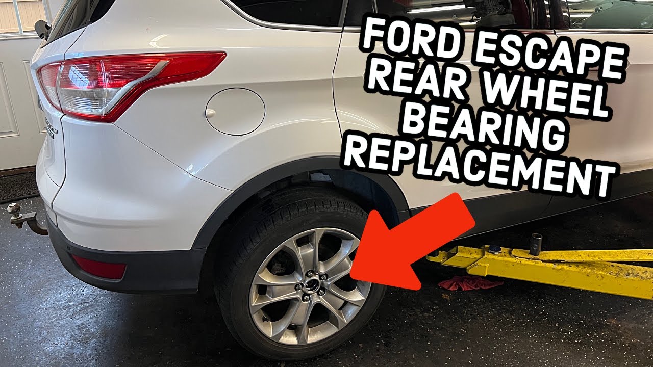 Как заменить задний ступичный подшипник Ford Escape 2013–2019 (AWD)