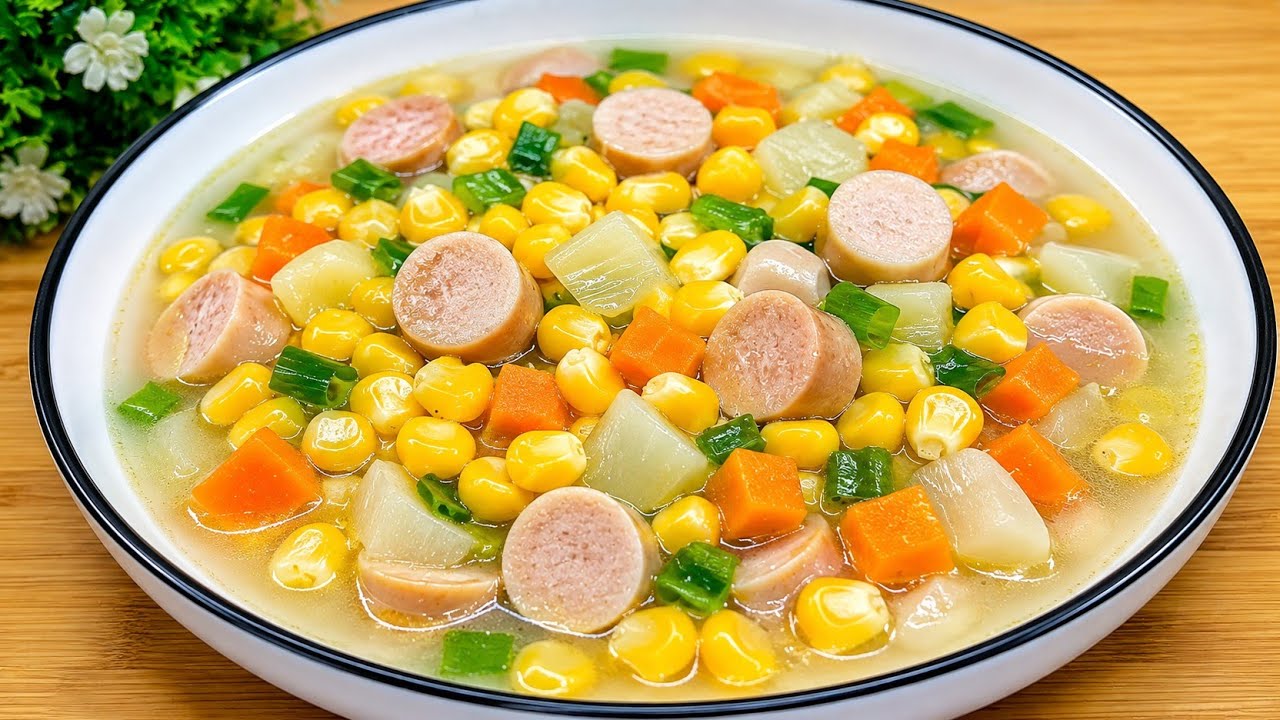 Resep SUP JAGUNG MANIS, favorit semua umur