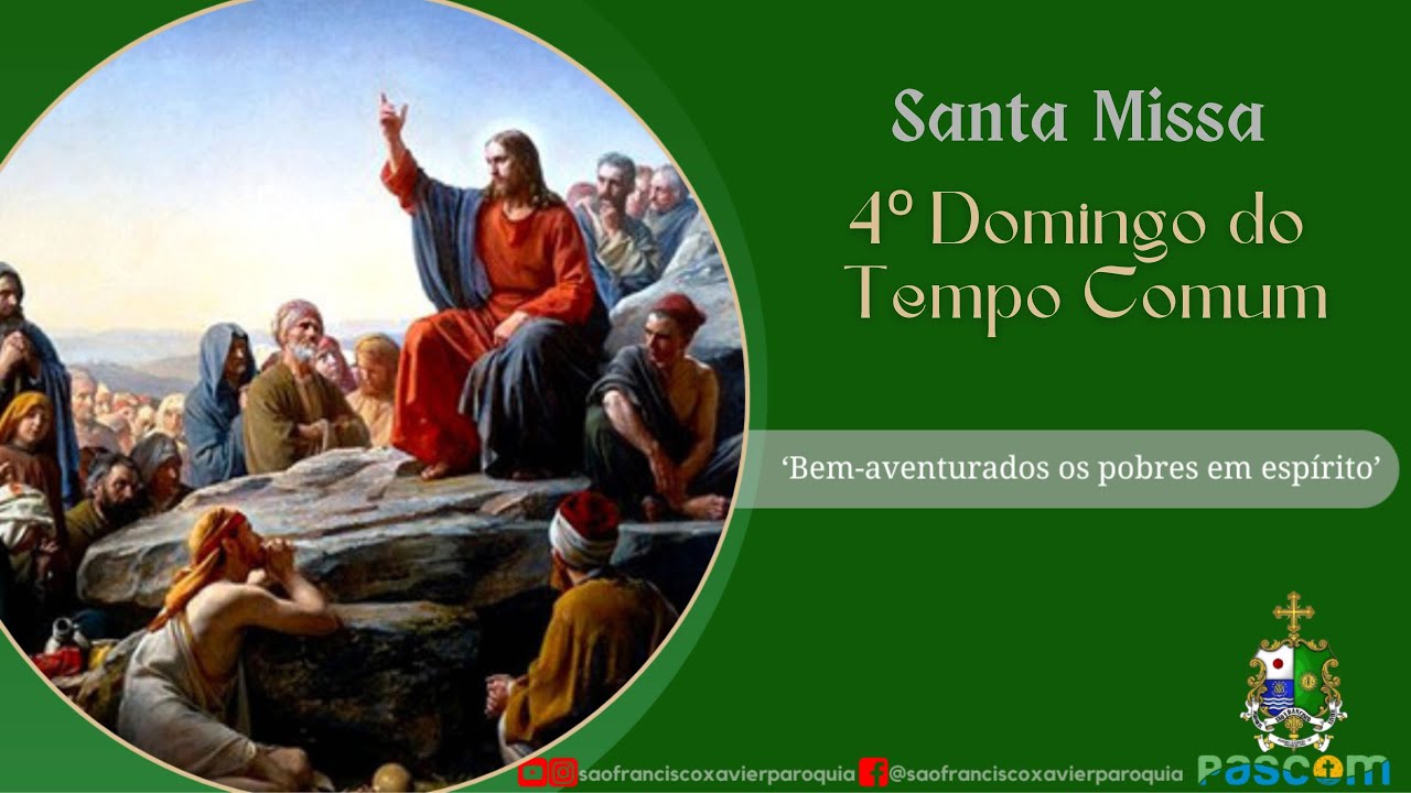 01/02/2026 - 19:30hs - Santa Missa do 4º Domingo do Tempo Comum - Igreja Matriz - Pereira Barreto-SP