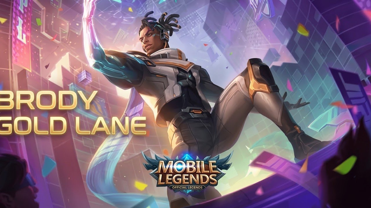 GAME PLAY BRODY GOLD LANE MOBILE LEGENDS #ML 