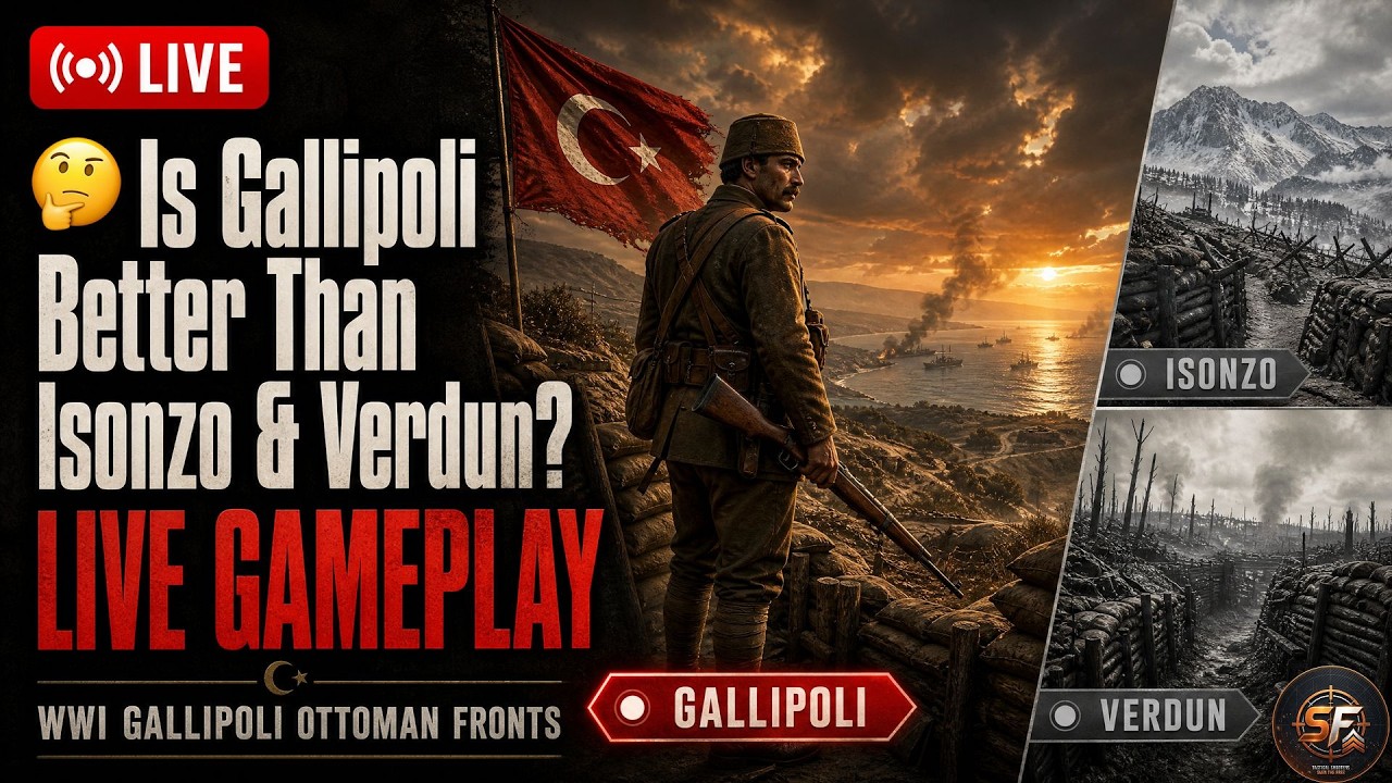 🤔 Is Gallipoli Better Than Isonzo & Verdun? | Live Gameplay