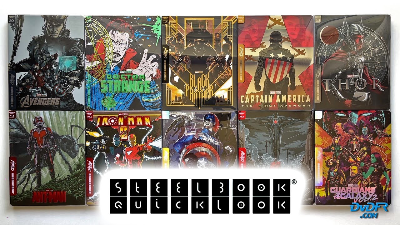 SteelBook QuickLook : Collection Mondo SteelBook Marvel 4K Ultra HD + Blu-ray