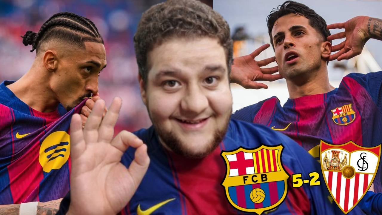 ردة فعل اشبيلية وبرشلونة !! هاتو لنا دوري الابطال 🔥
