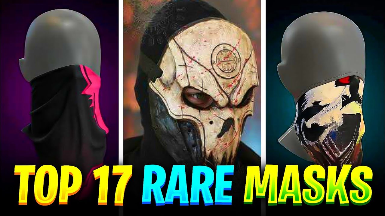 Top 17 ' Rare Masks ' Of Free Fire  Battleground | 19 Nov 2025