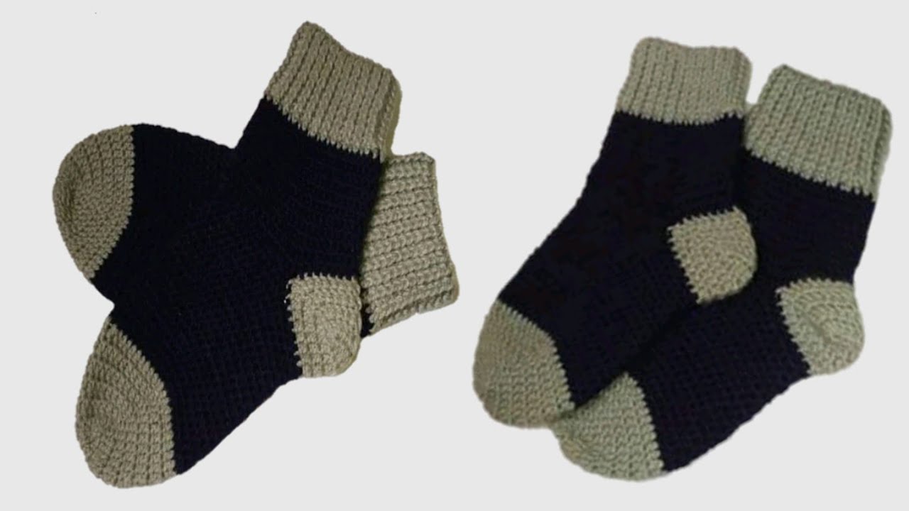 IDEA PARA REGALAR EL DÍA DEL PADRE / Medias Tejidas a Crochet/ Calentadores /Para Adulto 💞💞