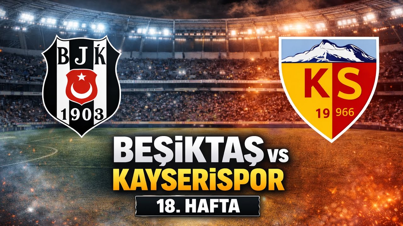Beşiktaş – Kayserispor Maçı | 18. Hafta | FC 2026
