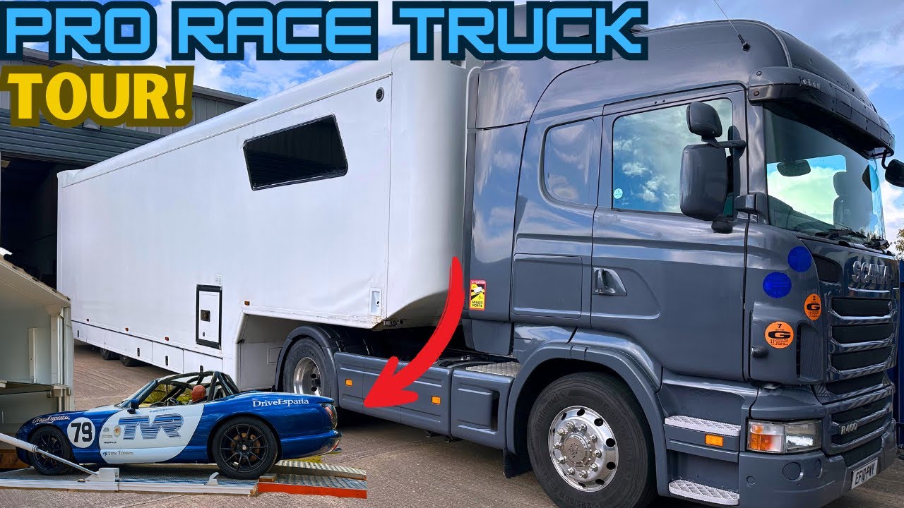 Race Car Transporter Truck TOUR!