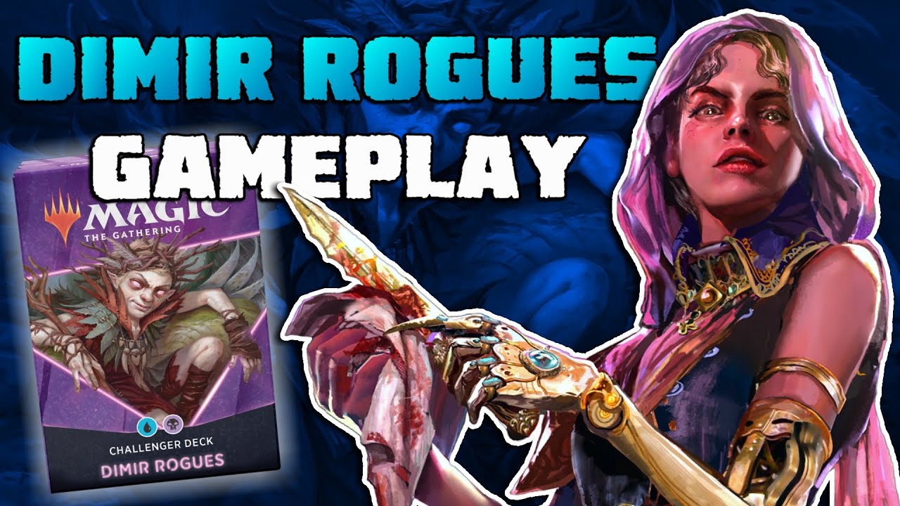 Dimir Rogues Challenger Deck Gameplay (Magic Arena)