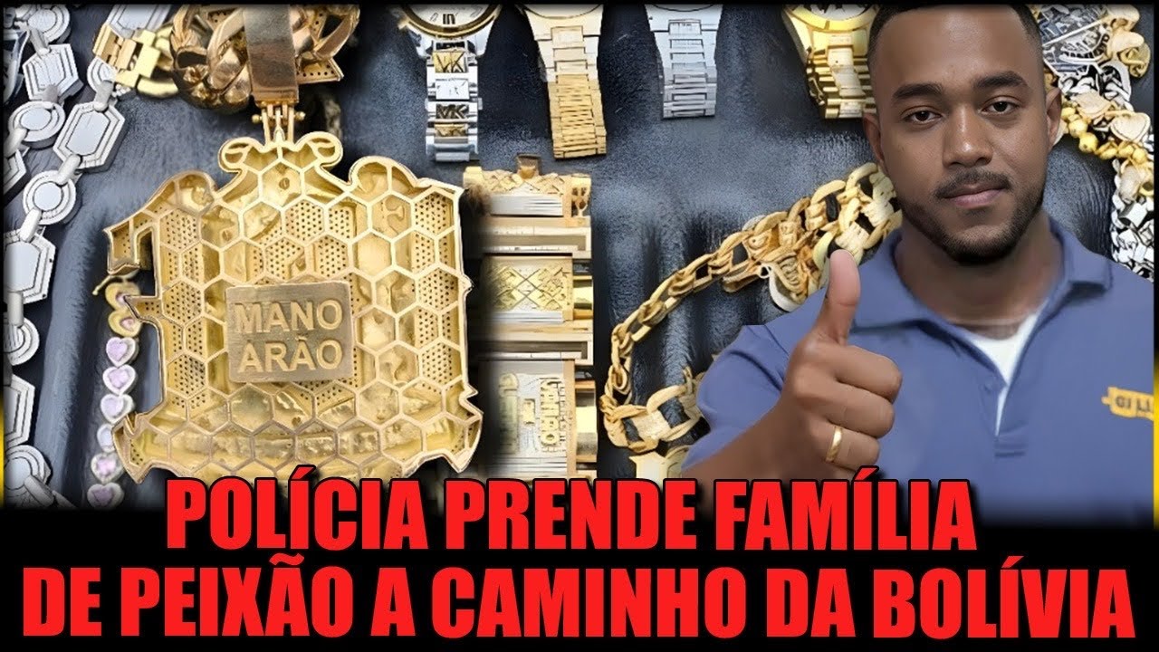 POL&Iacute;CIA APREENDE JOIAS, FILHOS, ESPOSA E UM SOBRINHO DE PEIX&Atilde;O