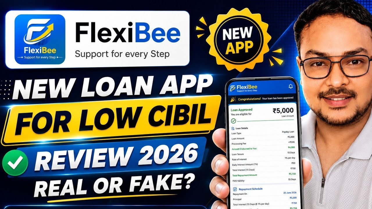 FlexiBee - New Loan App for Low Cibil | FlexiBee Loan App Review - Real or Fake | New Loan App 2026