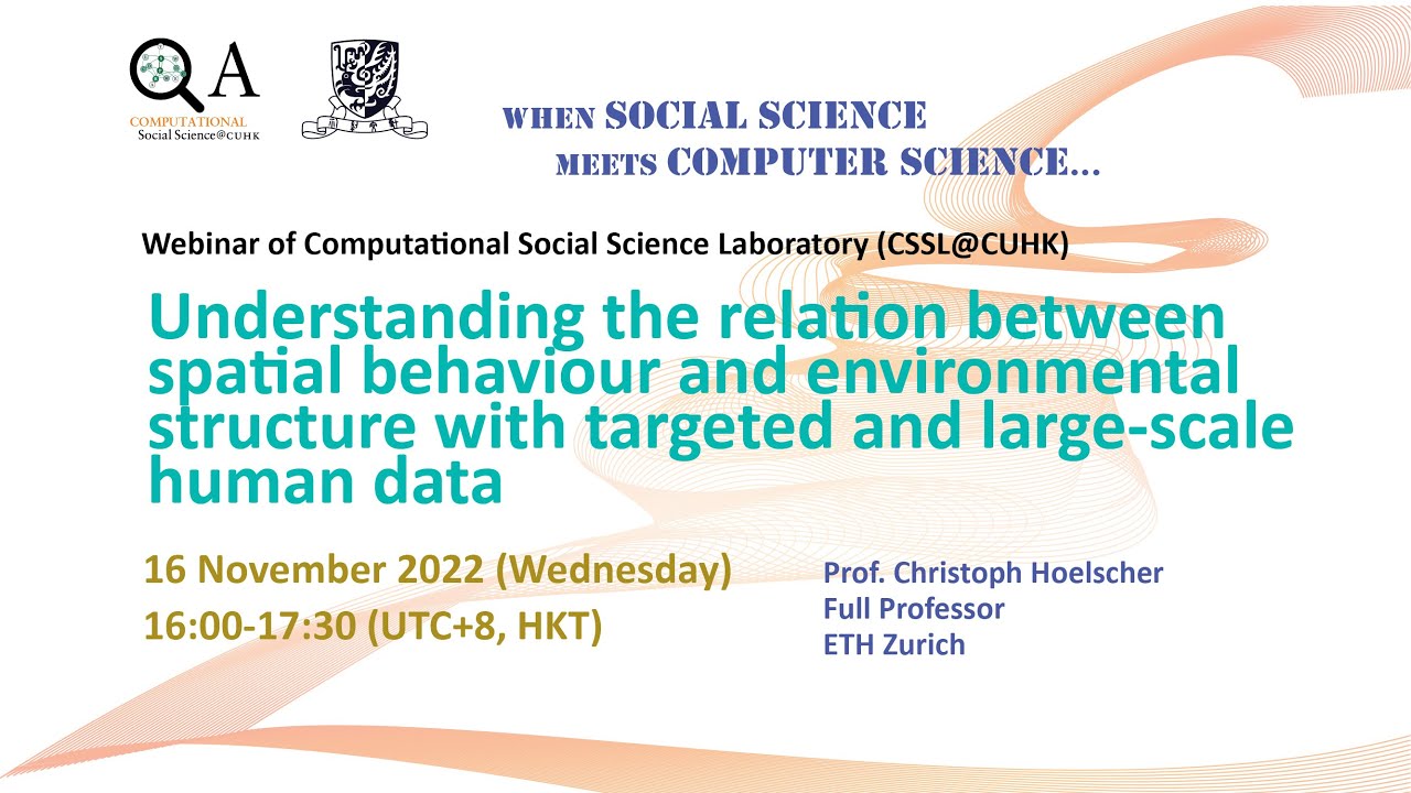 Understanding the relation between spatial behaviour and environmental structure
