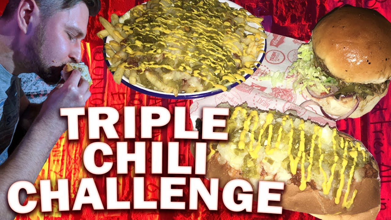 TRIPLE CHILLI SPEED CHALLENGE @ Meatliquor | Max vs food