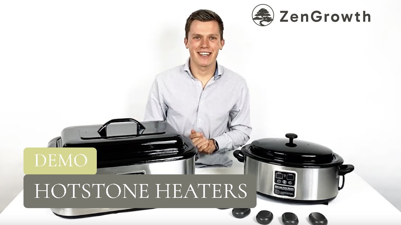 Massagestenen Verwarmen: Hotstone heater / Pan Verwarmer - 6 liter & 17 liter