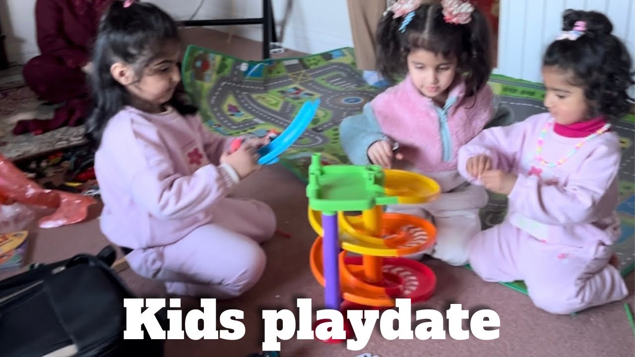 Mini Pizza Playdate at Home | Mini Vlog
