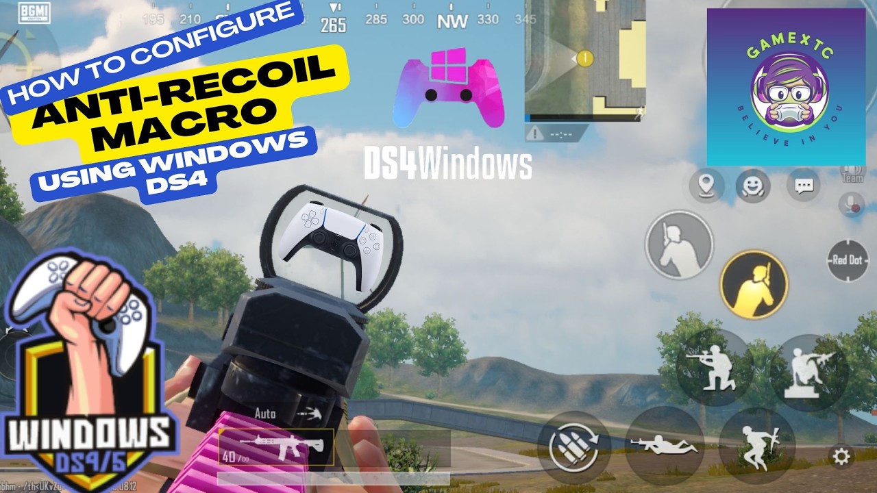 Руководство по настройке макросов для подавления отдачи в DS4Windows | Простая настройка контроллера