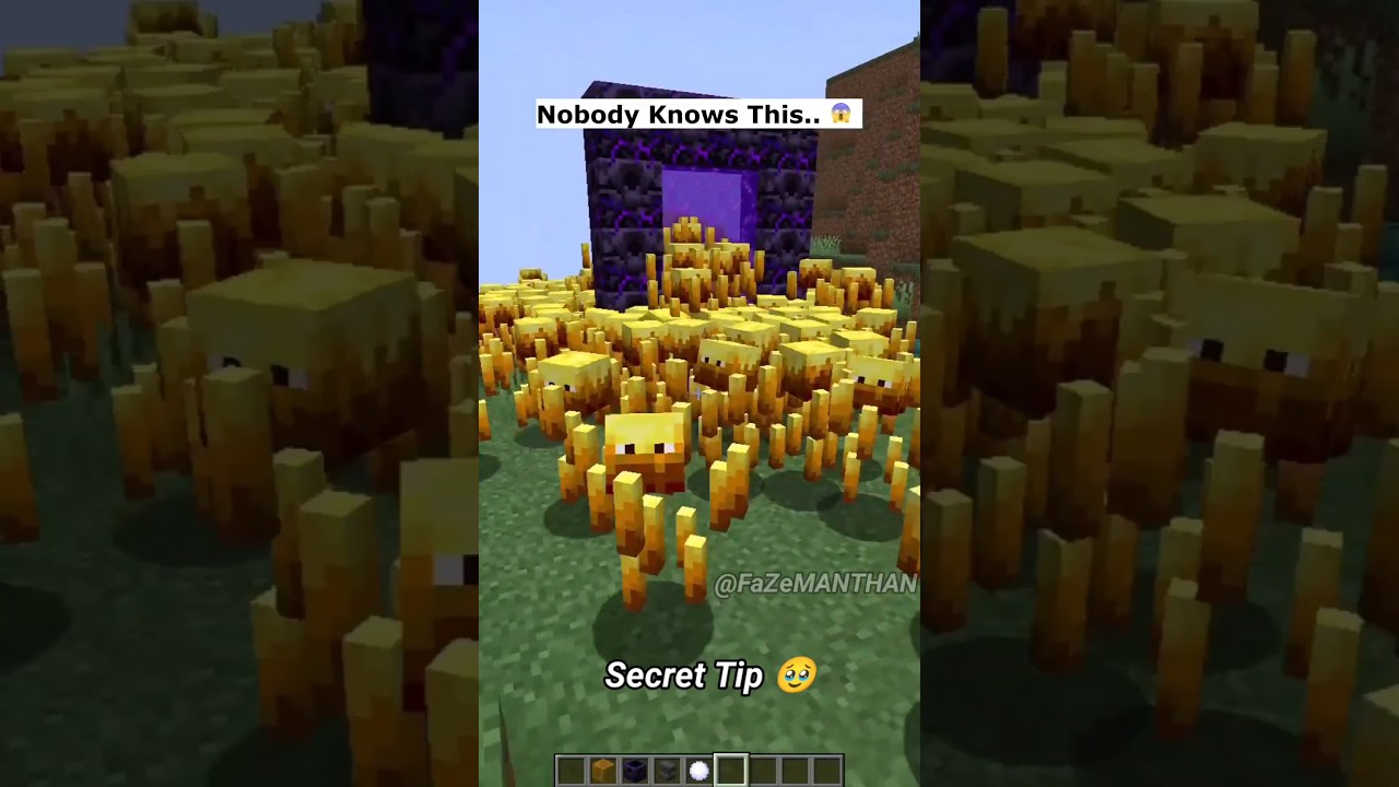 Unlimited Blaze Farm 🤓 #minecraft #minecraftshorts