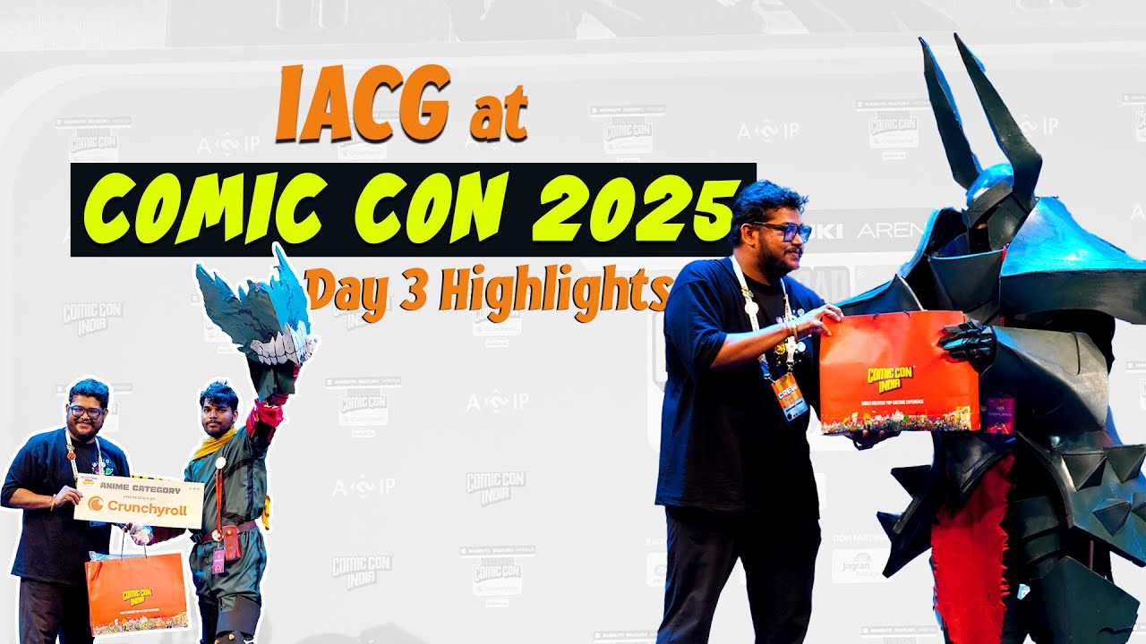 🔥 Comic Con Hyderabad Day 3 &mdash; The Grand Finale with IACG! 🎭✨